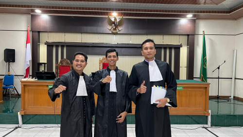 Sidang dugaan korupsi BPBD Siak, Rizki Poliang PH Mantan BPBD Siak Hadirkan saksi Ahli Audit!.