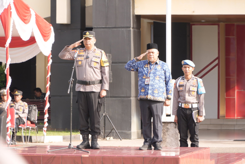 Polres Kuantan Singingi Gelar Apel Operasi Lilin 2025 untuk Amankan Perayaan Natal dan Tahun Baru