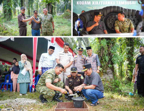 Pembangunan Jembatan Garuda di Mulai di Kuansing